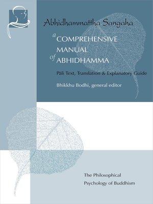 cover image of A Comprehensive Manual of Abhidhamma